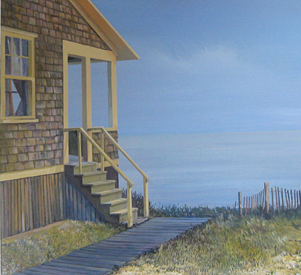 Beach House, Early morning Truro Cape Cod.